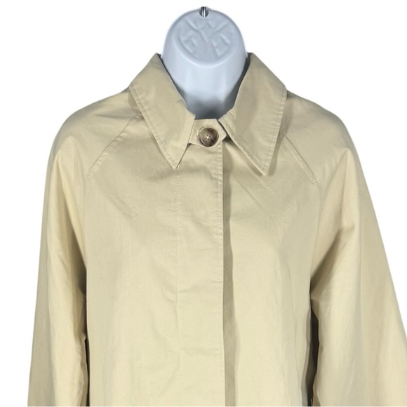 Tuckernuck Drew Short Trench Coat Khaki Cropped Jacket M NWT - Picture 5 of 12